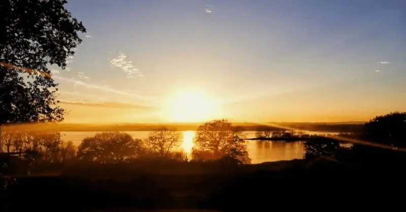 Rutland Water View from Rutland Hall Hotel
