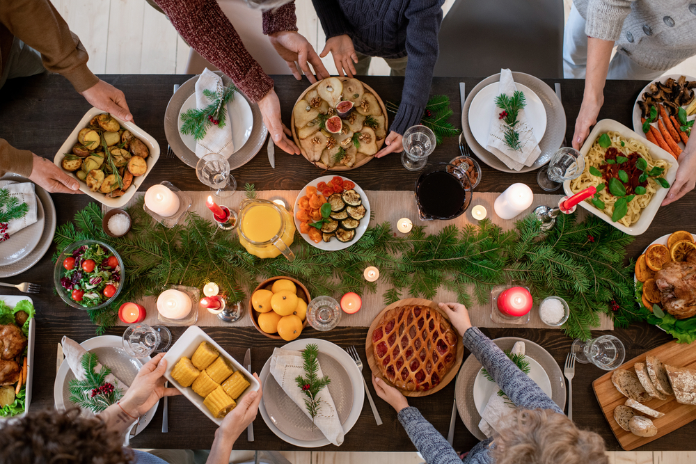 How to boost staff morale: Bring and share buffet for Christmas