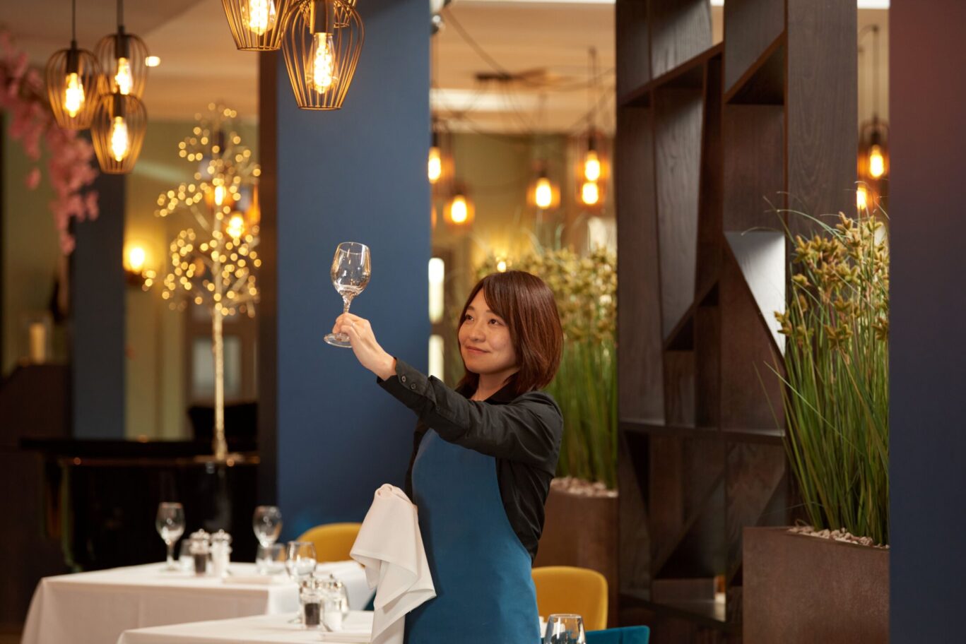 First class service at lakeside hotel