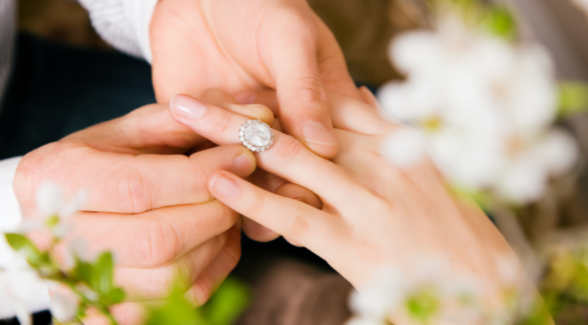 wedding ring proposal