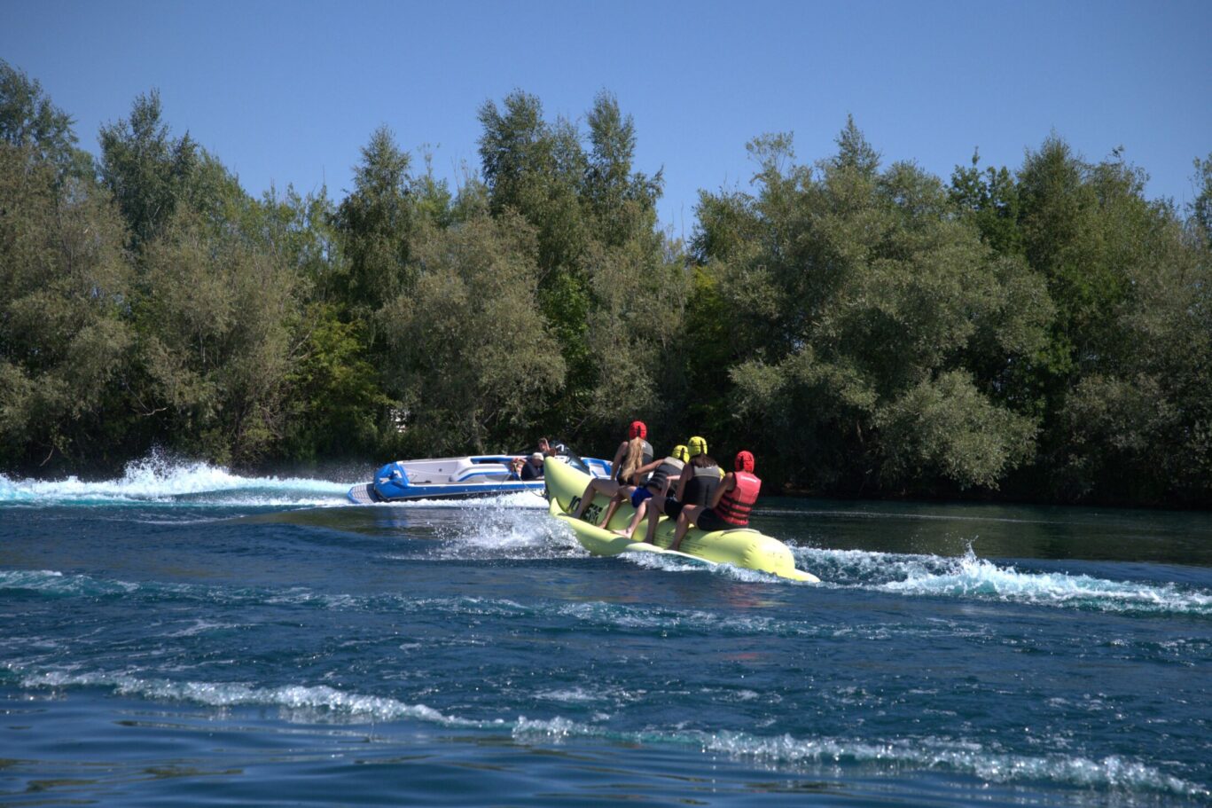 Tallington Lakes - Banana Boat ride
