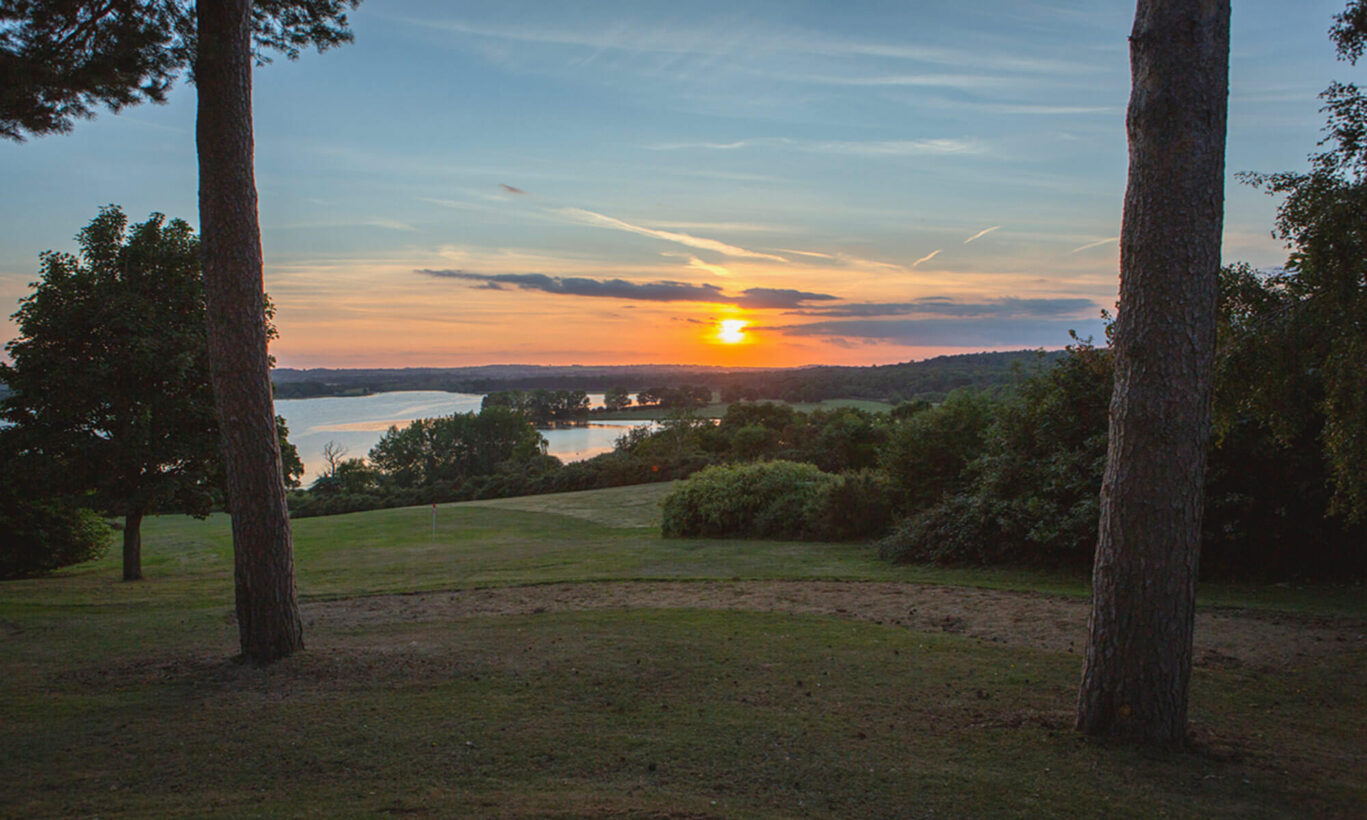 Sunset over Rutland Water