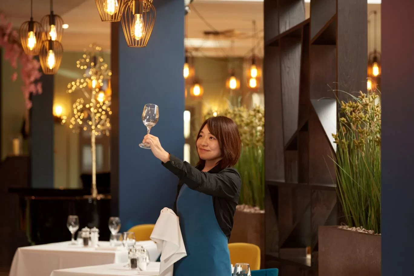 First class service at lakeside hotel
