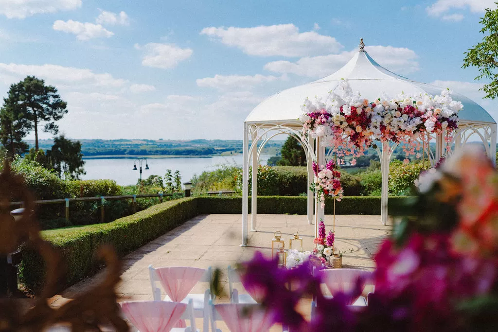 Stunning wedding backdrop