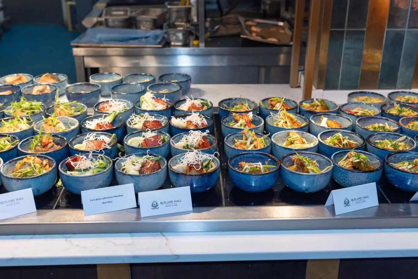 Corporate food laid out