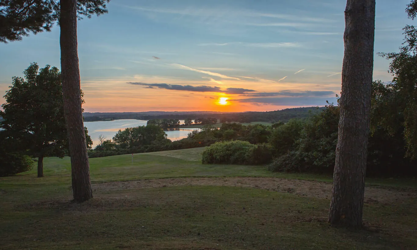 Sunset over Rutland Water